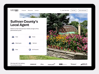 Schantz Insurance: Web Design & Webflow Development