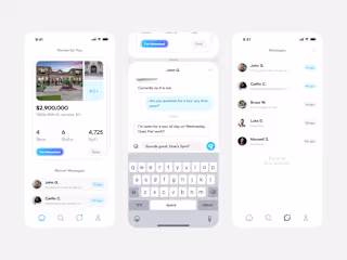 Real Estate app design