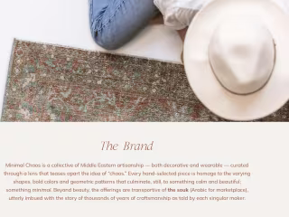 Value-driven Brand Storytelling Copy for home goods eComm  