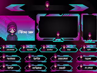 STREAMING OVERLAY ANIMATION :: Behance