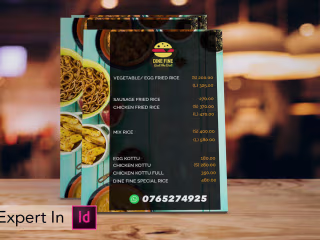 Flyer Design for Dine Fine Resaturant