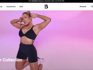 E-commerce Web Design Bringing AI to Athleisure