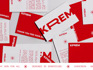 KREM, a sunscreen brand :: Behance
