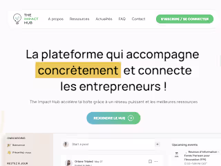 SaaS Landing page - Wix Studio - The Impact Hub