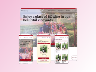 Winery website redesign UX project
