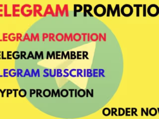 I will do telegram crypto promotion, telegram marketing, telegr…