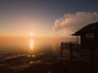 BEACH SIDE CABIN RENDER IN UE5
