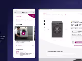 Home Appliances Website Redesign