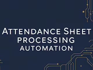 Automated Attendance Sheet Processing