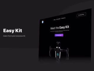 Designing a website for India's first DIY Cycle EV kit