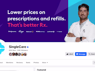 Social strategy for SingleCare