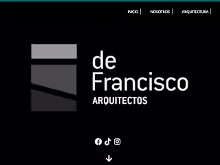 Responsive Web application for an important architectural studio