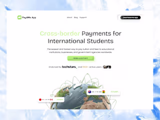 Pay4me website redesign