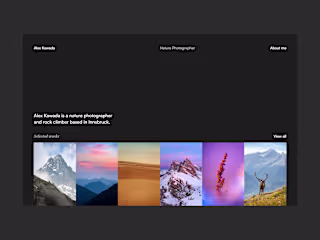 Kawada - Portfolio Framer Template