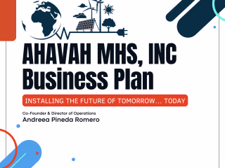 Ahavah Inc. Business Plan Development