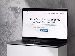 AURA LINK — Internet Service Provider | Landing Page