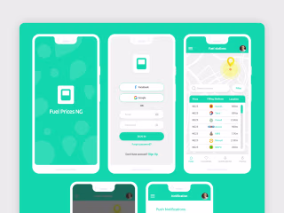 App Design for a petrol price