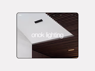 Onok Lighting - Website Design