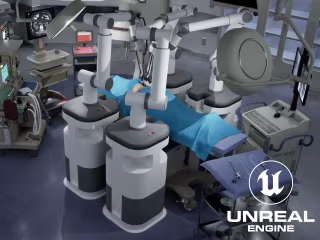 UE5 Surgical Robot Simulator Level Design Upgrade
