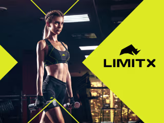 Limit X - Fitness Brand Identity (Client Work)
