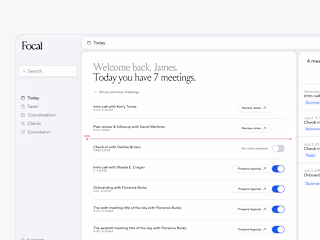 Focal – Secure Al Meeting Assistant for Financial Advisors
