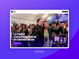 Website for Real Estate Community.