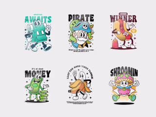 Retro Mascot Illustration
