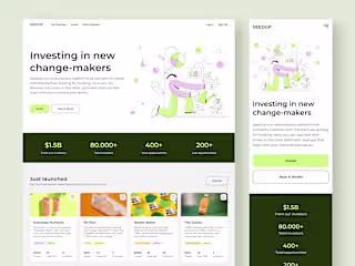 Landing Page for Crowdfunding Platform