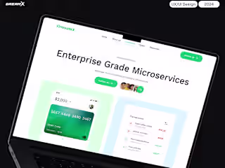 FinTech Website Design - FinovateX