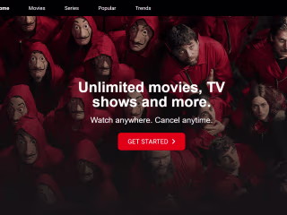Responsive Netflix Clone