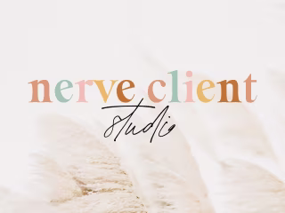 Nerve Client Studio Brand Design 