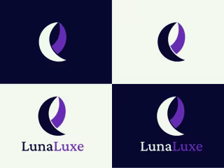 LunaLuxe | Logo / Visual Identity design