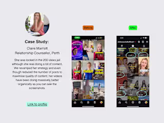 Instagram growth expert for relationship coach