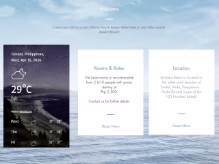 Kaihana Resort Website