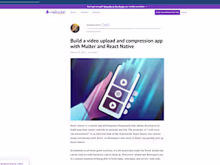 React Native video app 
