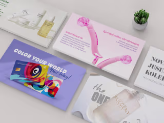 Banners for various brands