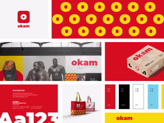 Brand identity for OKAM compaign