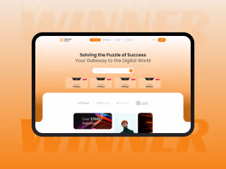 Domain Racer: Web design, Website concept - Modern design