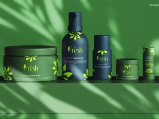 Brand Identity and Website Design for Vegan Skincare Brand