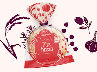 Levantine's Pita Bread Brand Design & Packaging 