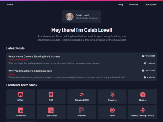Portfolio + Blog Website