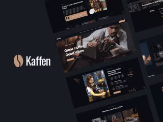 Kaffen - Coffee Restaurant Webpage