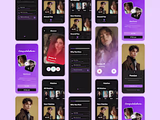 Modern Dating App UI/UX Design