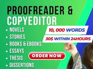I will professionally proofread and edit 1,000 words in 24 hours