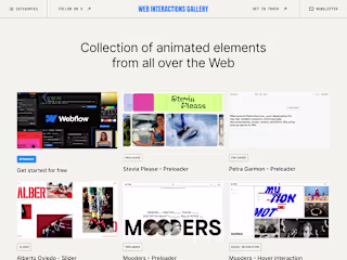 Web Interactions Gallery