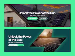 Solar Panels - Hero Banners