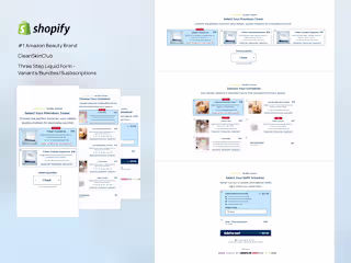 Shopify Three Step Form | Bundle, Subscription, and Trial