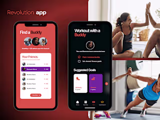 Mobile App Design: Revolution Fitness