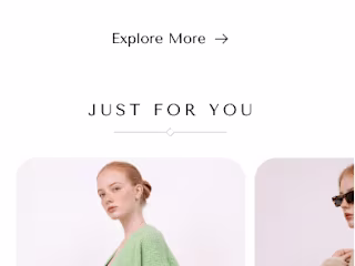 UI design for  fashion Mobile App