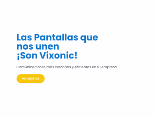 Vixonic - Las pantallas que nos unen - Comunicación interna